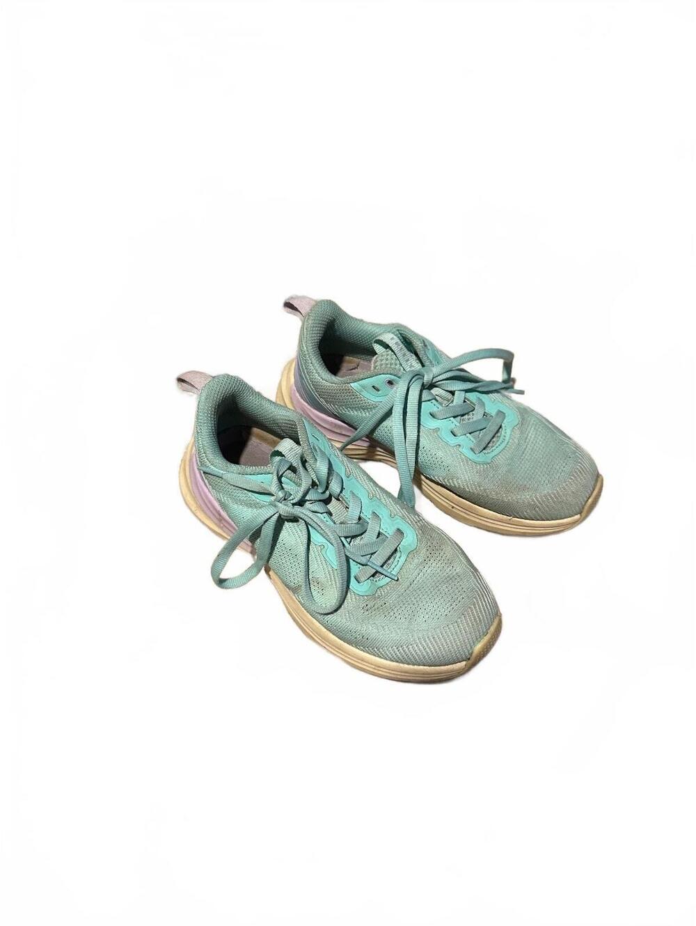 Girls 1.5D Mint Green Athletic Sneakers